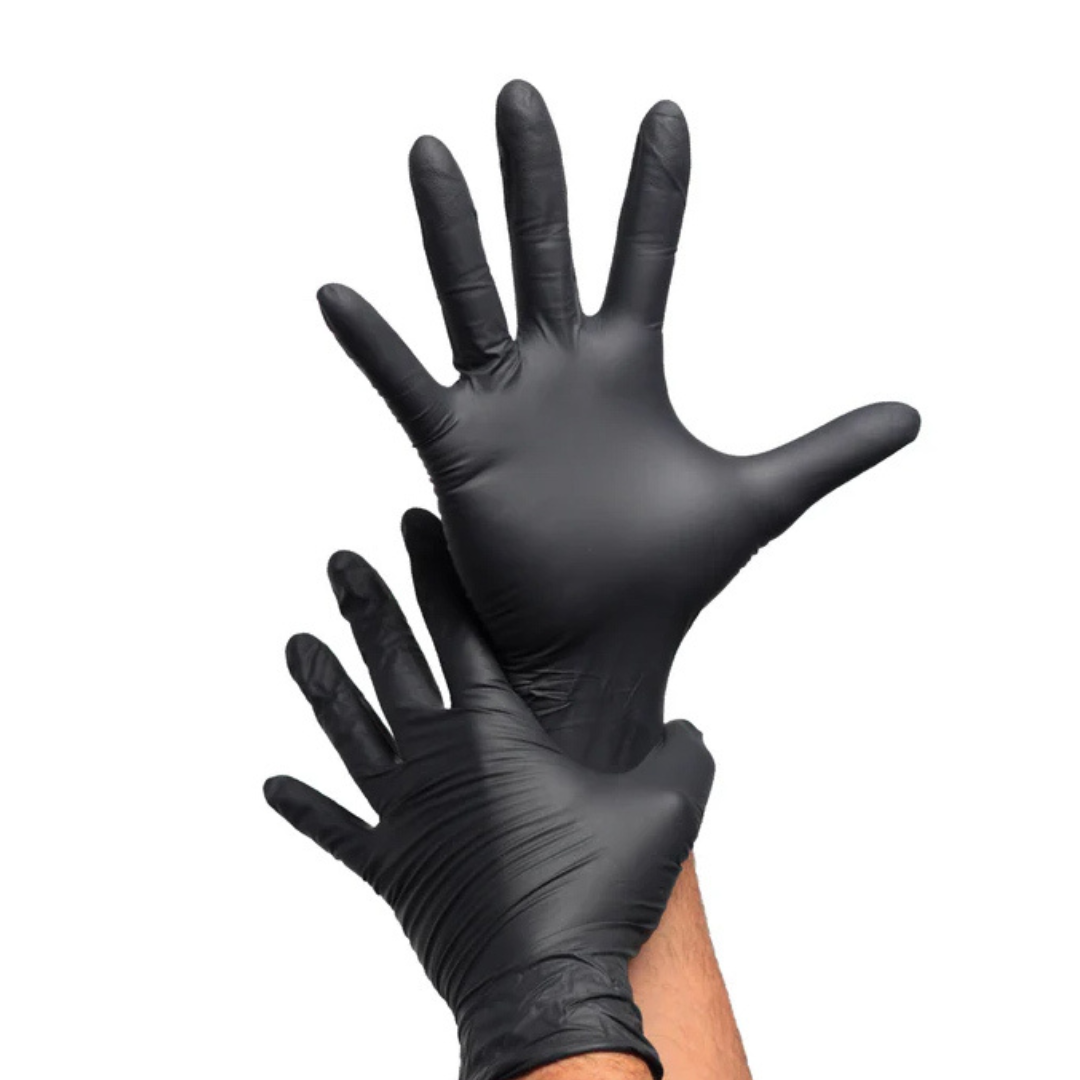 GUANTE NITRILO NEGRO 1X100 TALLA S