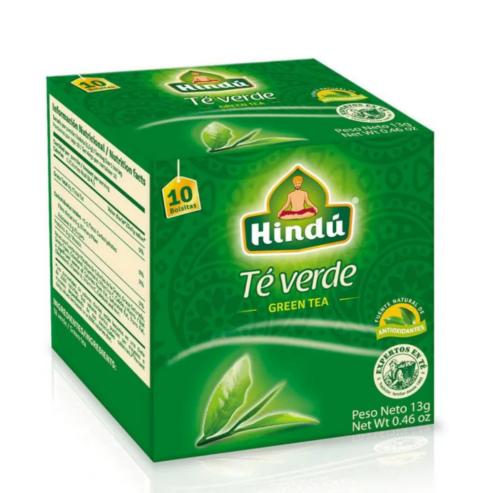 TE VERDE CLASICO HINDU X 10 UNIDADES
