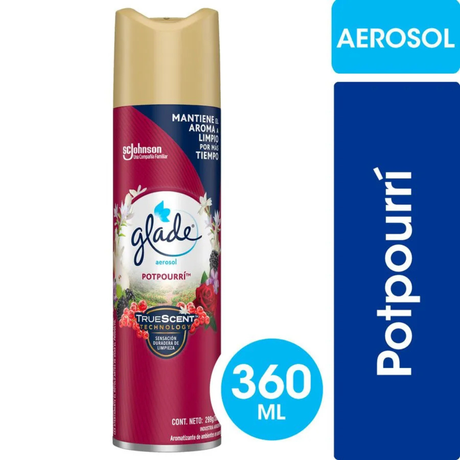 DESODORANTE AMBIENTAL GLADE 360 POTPOURRI