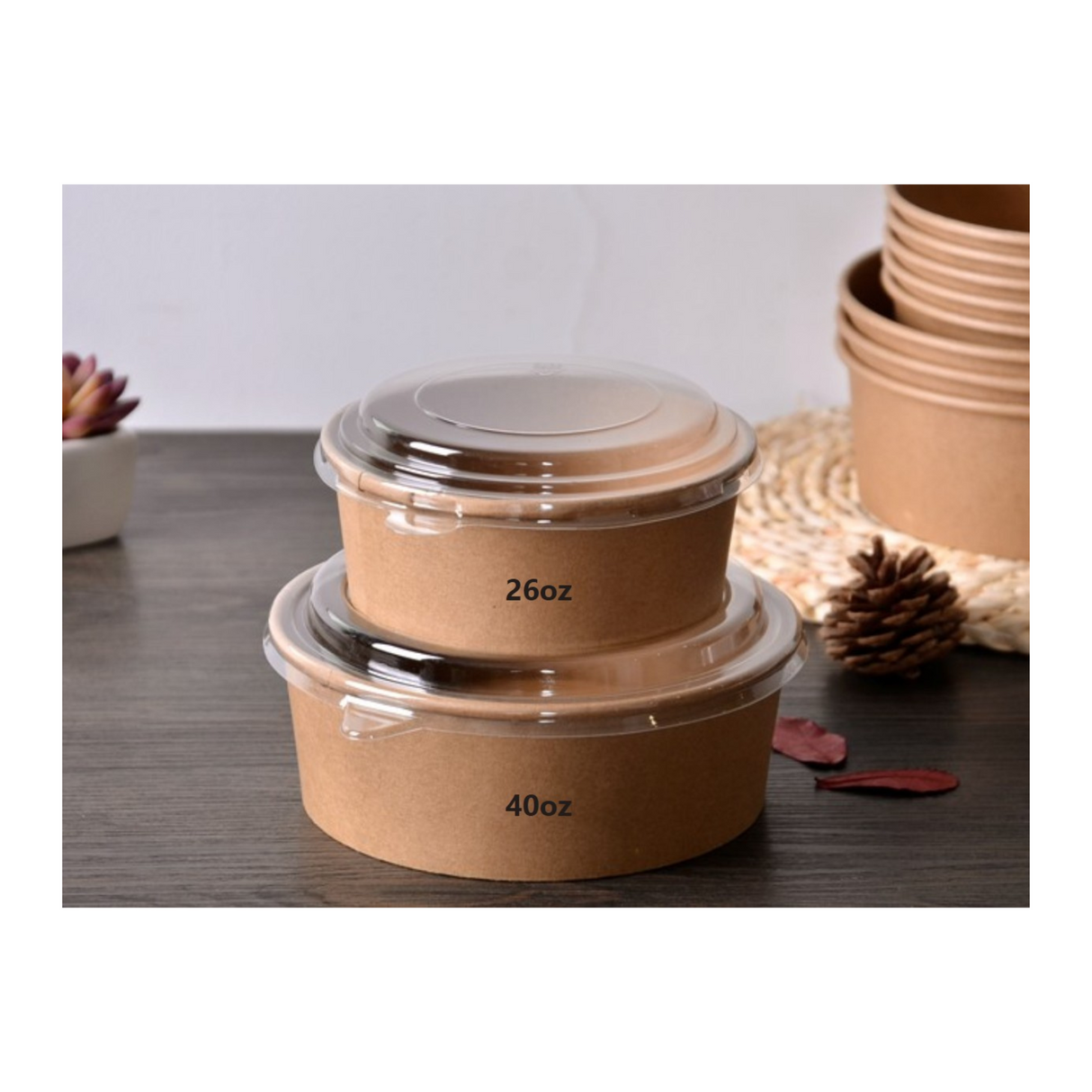 Contenedor Kraft 40oz