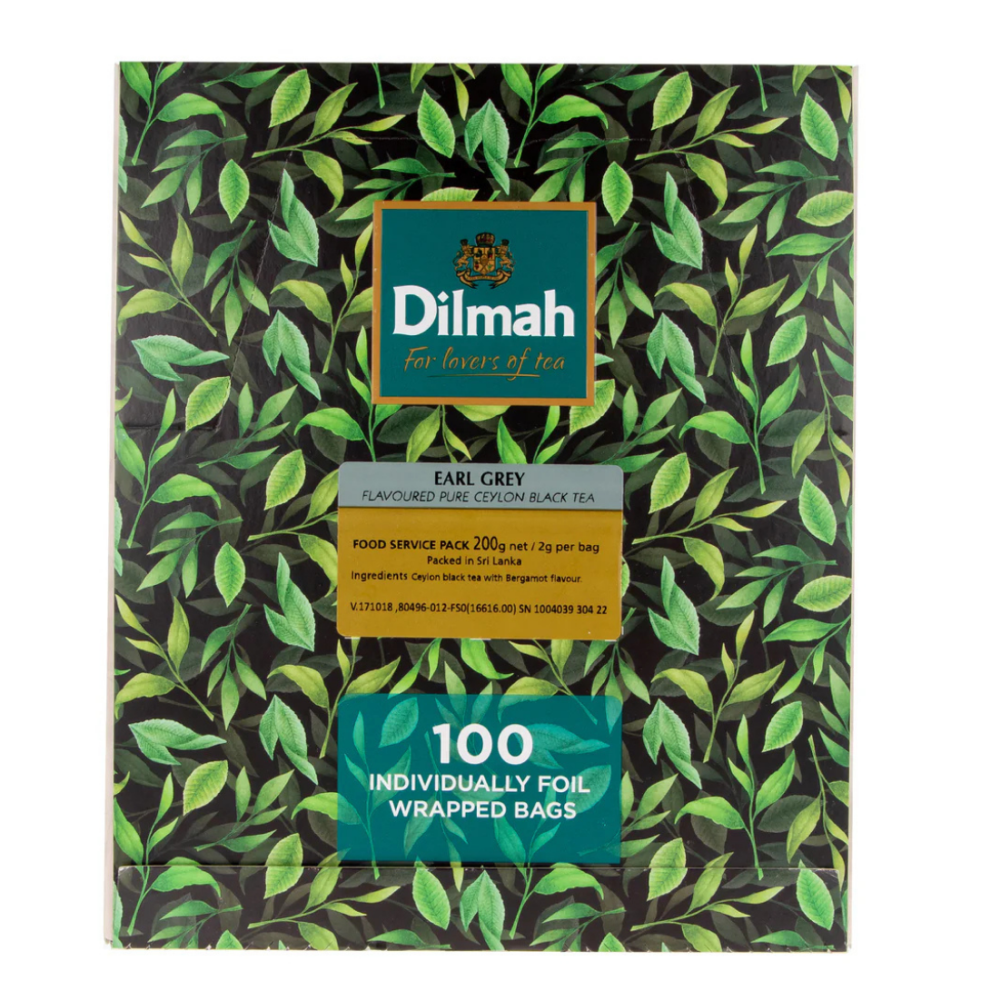 TE NEGRO DILMAH GOURMET EARL GREY 1X100