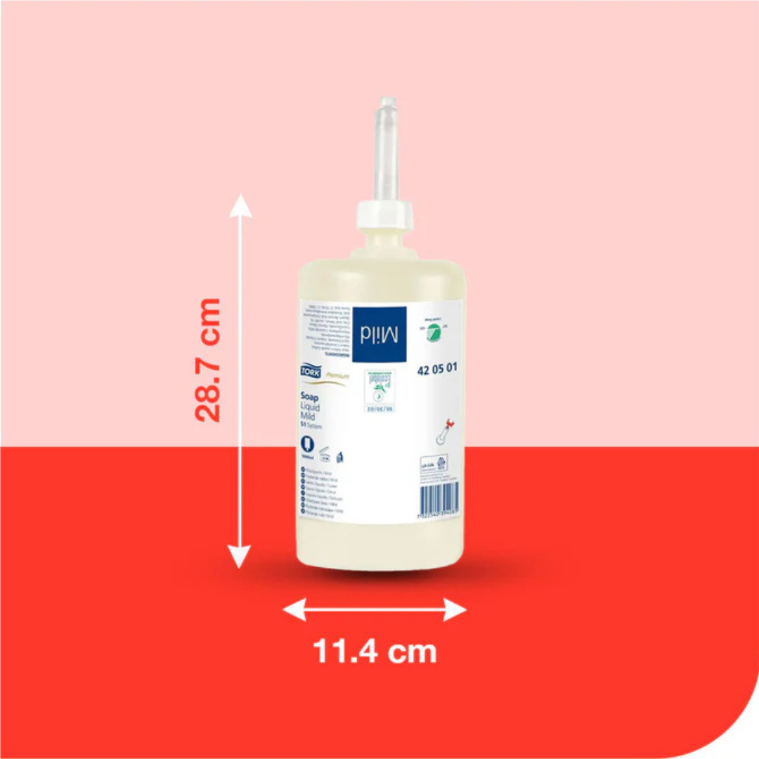 JA70002 TORK JABÓN LIQUIDO SUAVE 1X1000ML
