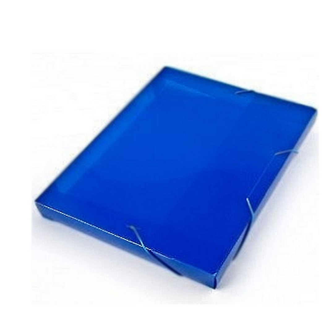 CARPETA CAJA C/ELASTICO OFICIO AZUL LAVORO