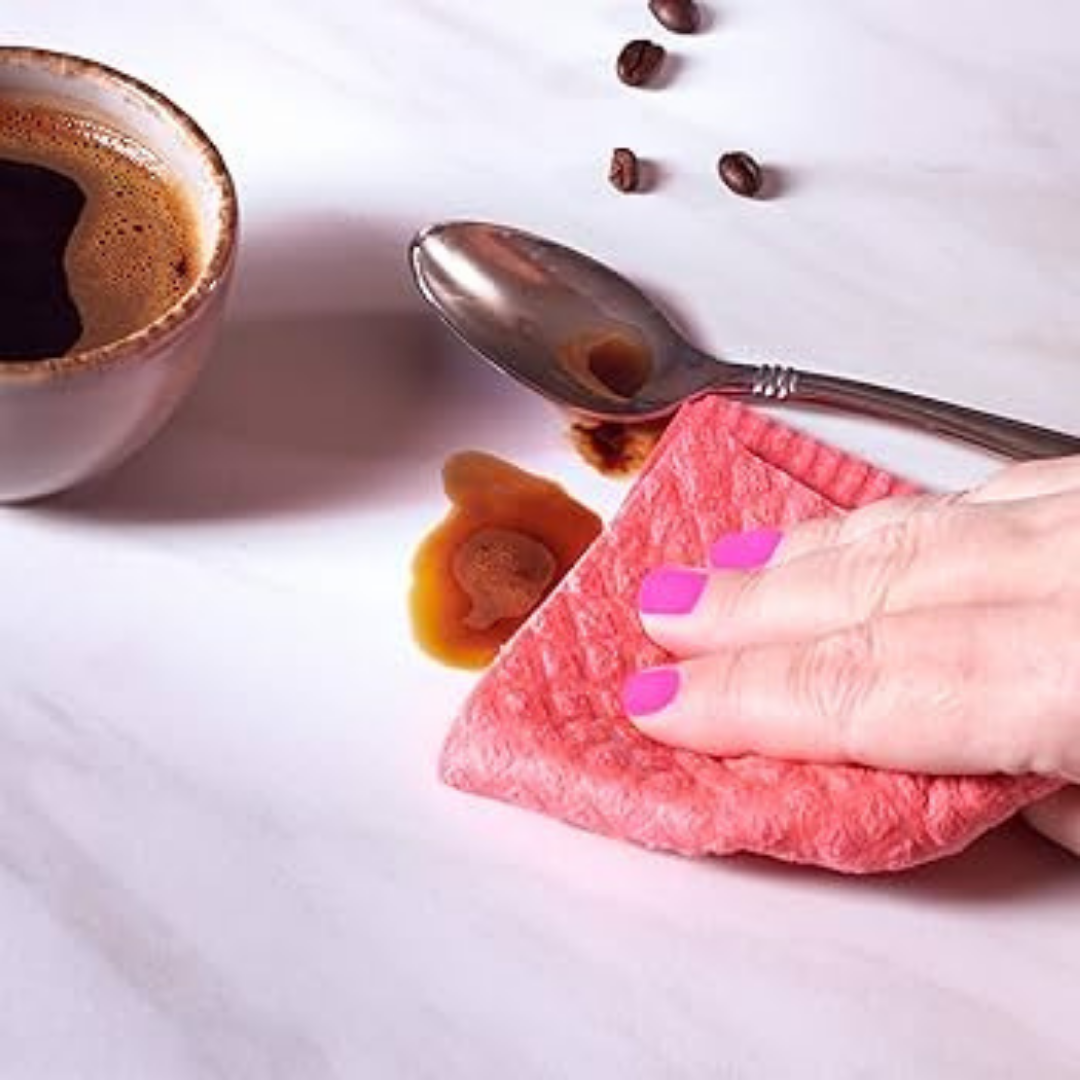 PAÑO SPONGI 18X20CM 5 COLORES PACK 5 UNIDADES