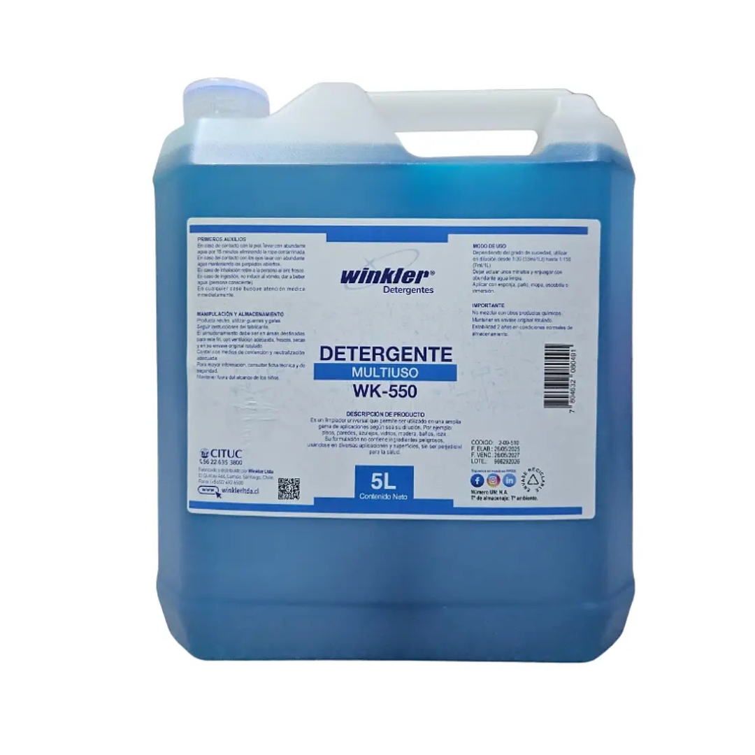 DETERGENTE LIQUIDO MULTIUSO. ENV. 5L. WK-550 - WINKLER