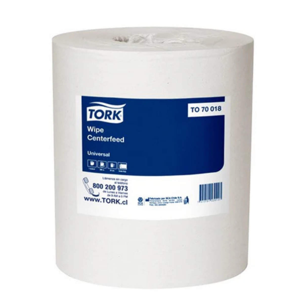 TO70018 TORK UNIVERSAL WIPE CENTERFEED H/S 6X300 MT