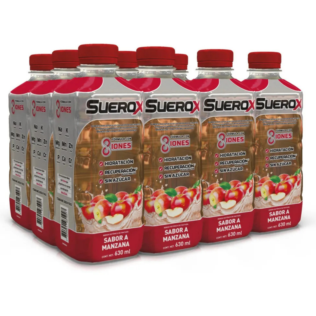 SUEROX 630ML MANZANA 1x12