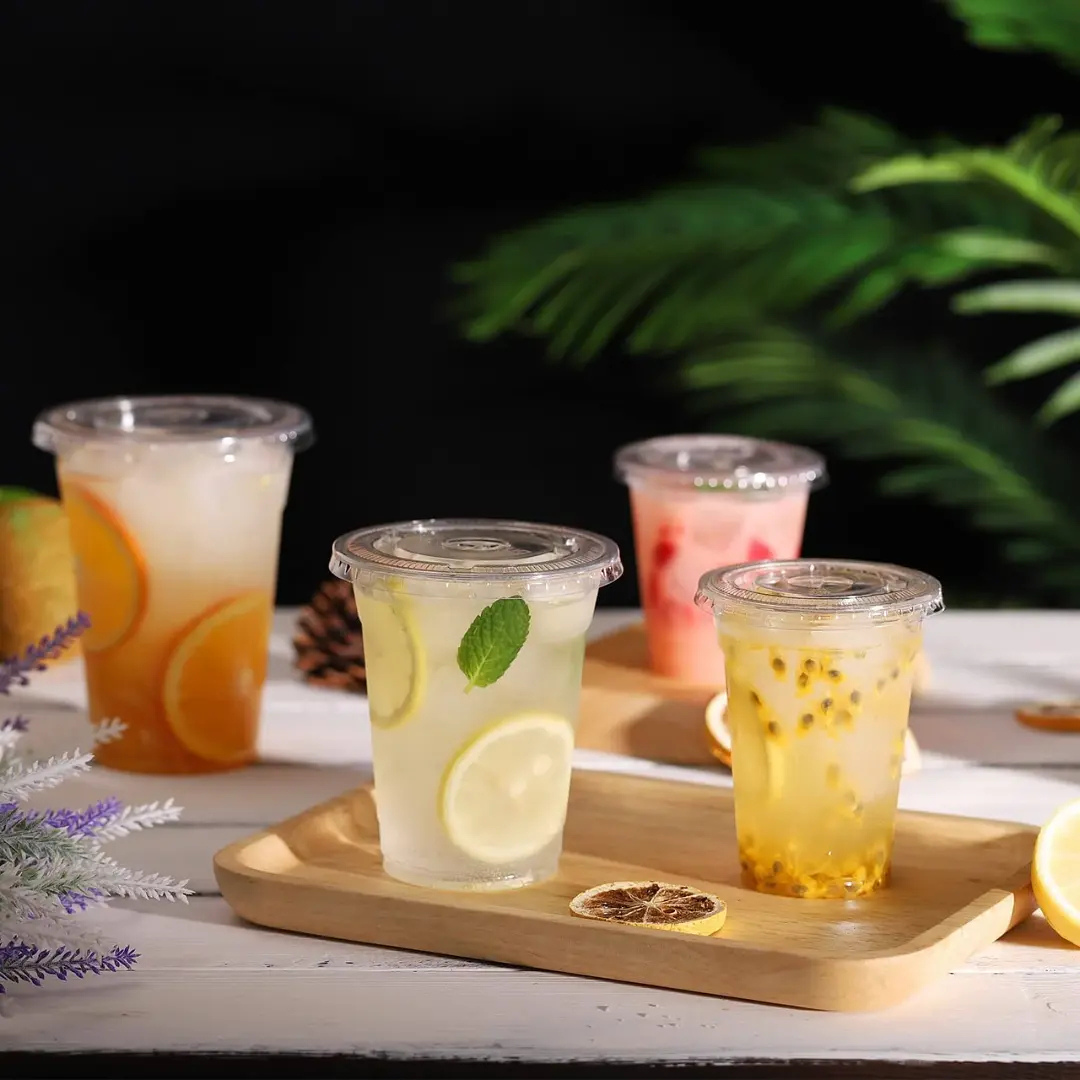 TAPA PLANA P/VASO 12/14/16/20 OZ PP TRANSPARENTE 1X50