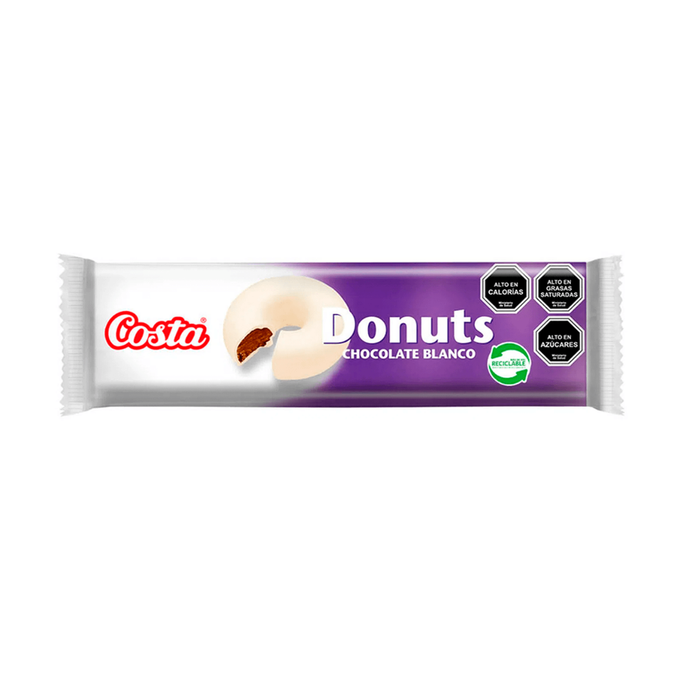 DONUTS CHOCOLATE BLANCO 100GR COSTA