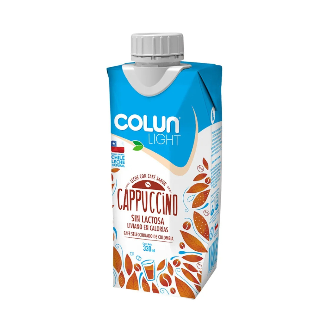 LECHE CAPUCCINO LIGHT SIN LACTOSA 330ML 1X18 | COLUN