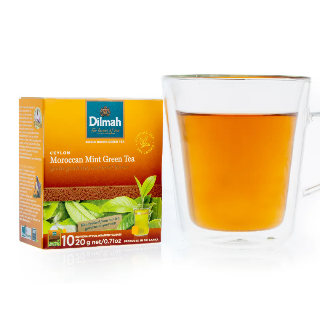 TE VERDE DILMAH GOURMET MENTA 1X10