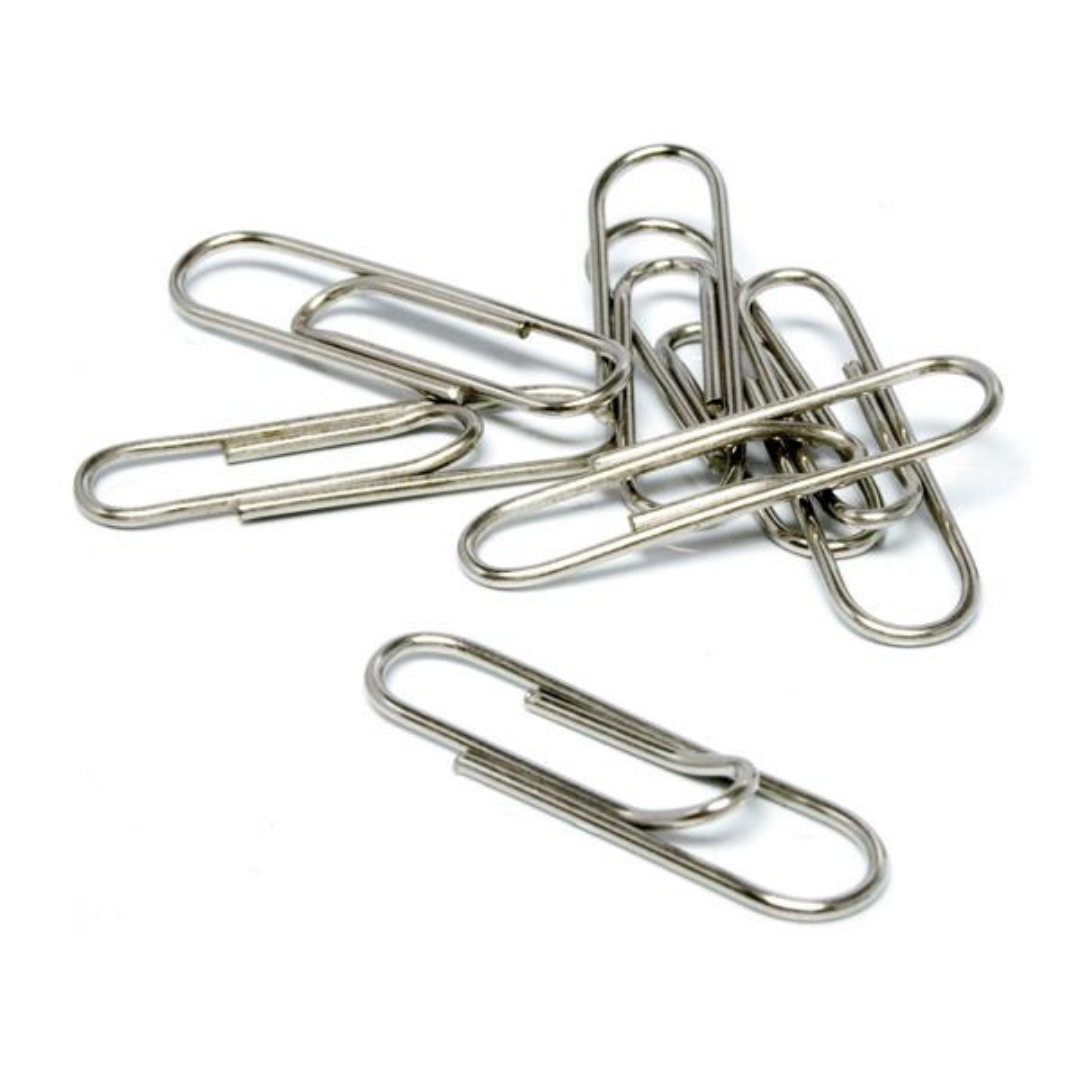 CLIPS TORRE 1 PUNTA REDONDA 33 MM 100 U