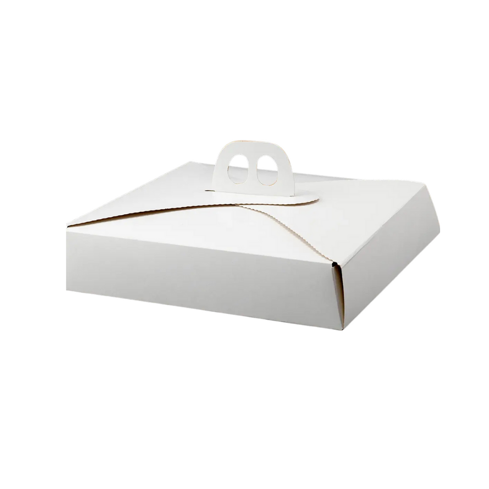 CAJA TARTALETA MEDIANA BLANCA 29X29X5.5