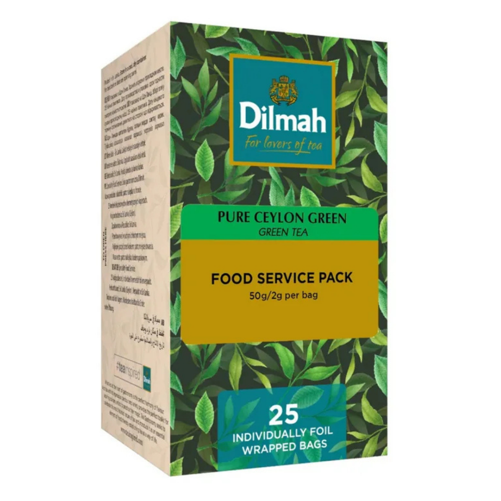TE VERDE DILMAH GOURMET PURE GREEN TEA 1X25