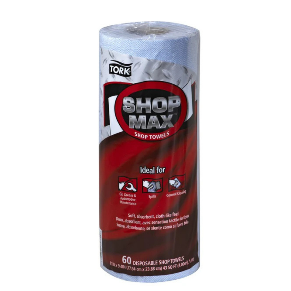 TO70051 WIPE SHOPMAX 30 ROLLOS DE 60 PAÑOS (14,34 METROS) / Paño 23,8x28,5