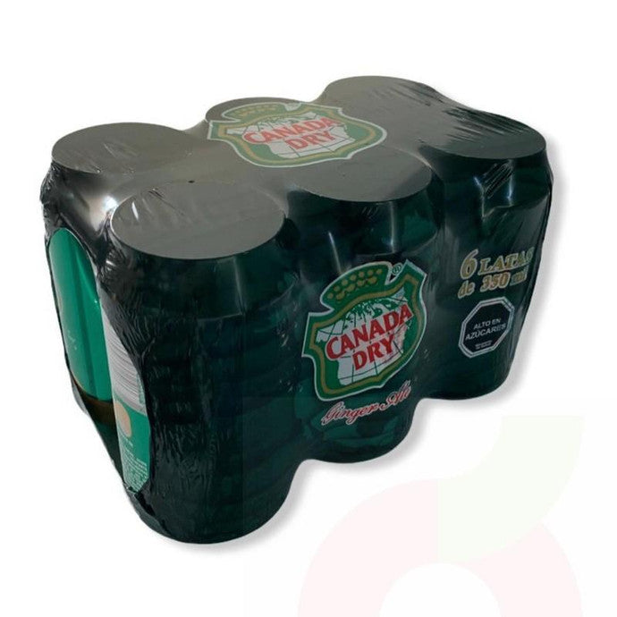 BEBIDA EN LATA CANADA DRY 350ML 1X6