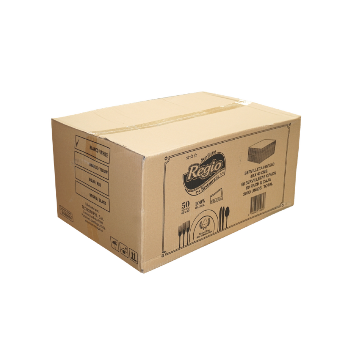 SERVILLETA RESTAURANTE REGIO 1X50 / 40X40