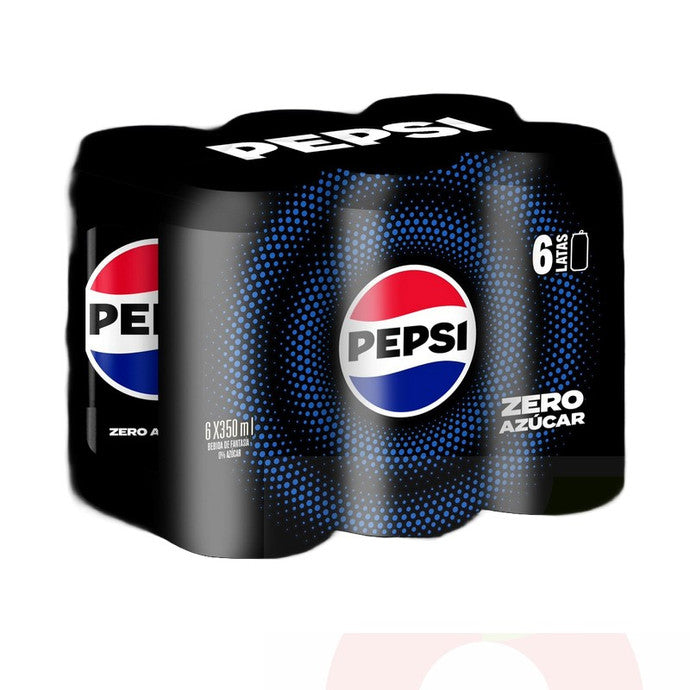 BEBIDA EN LATA PEPSI ZERO 350ML 1X6