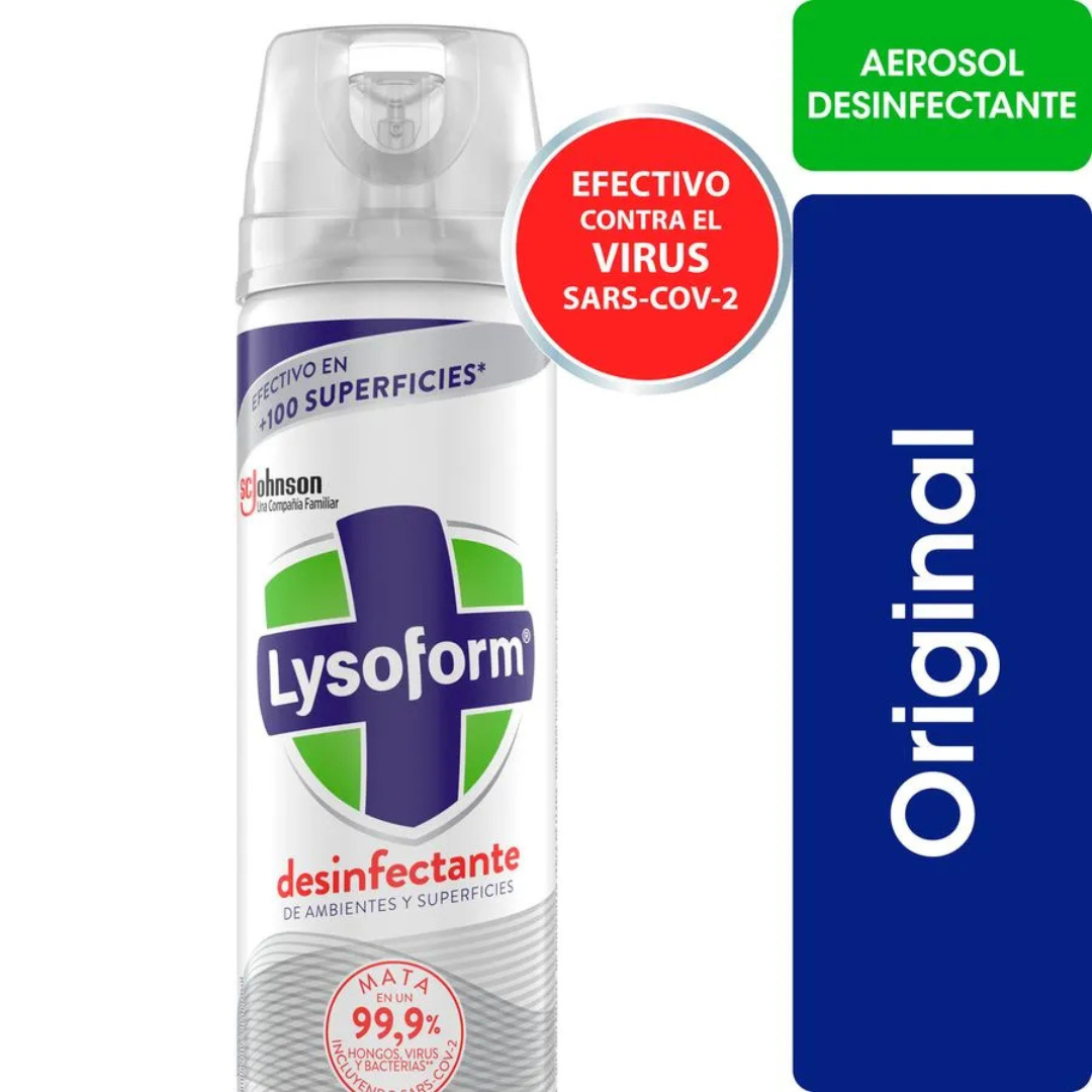 DESINFECTANTE DE AMBIENTES LYSOFORM ORIGINAL AEROSOL 360 ML