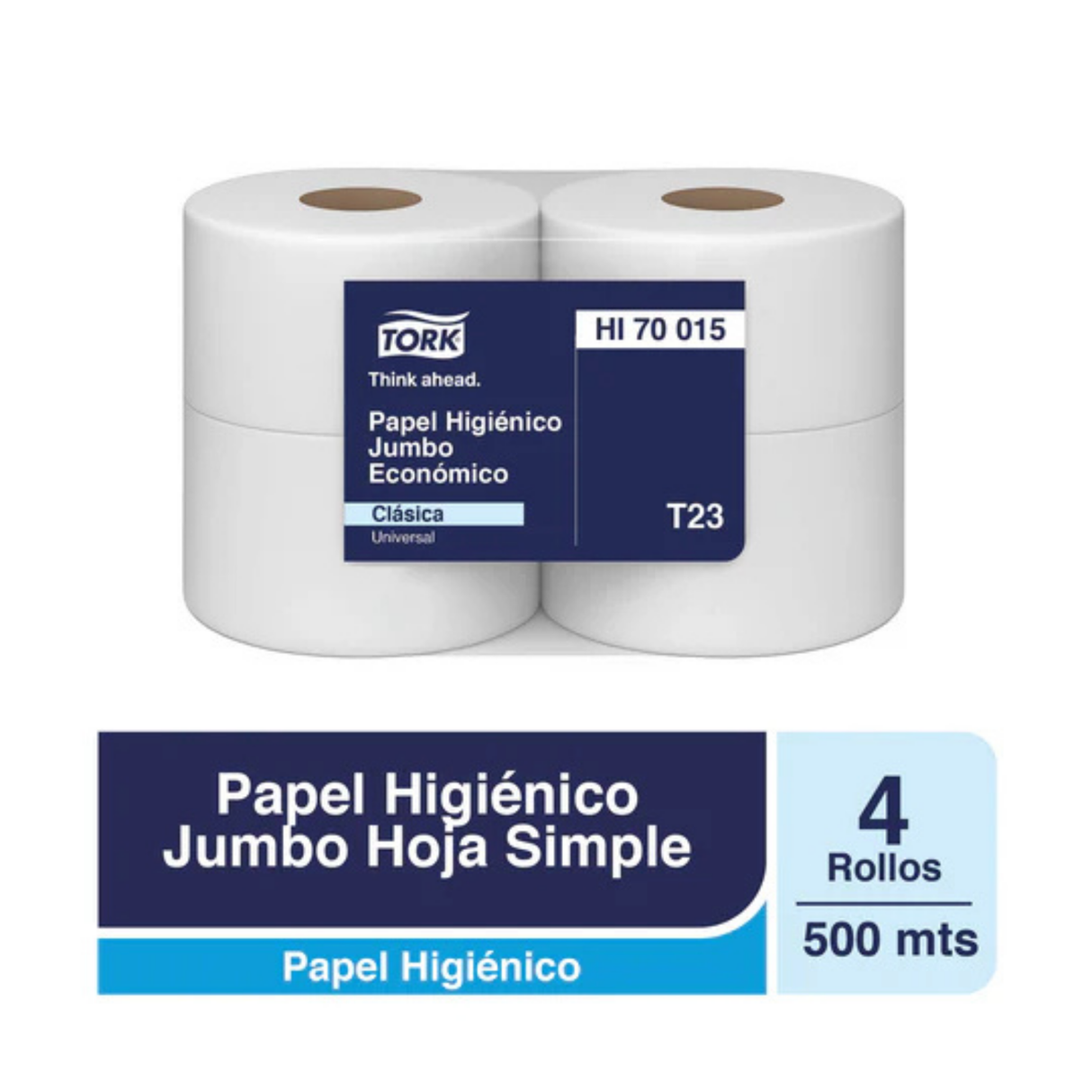HI70015 TORK UNIVERSAL HIGIENICO JUMBO H/S 4X500 MT