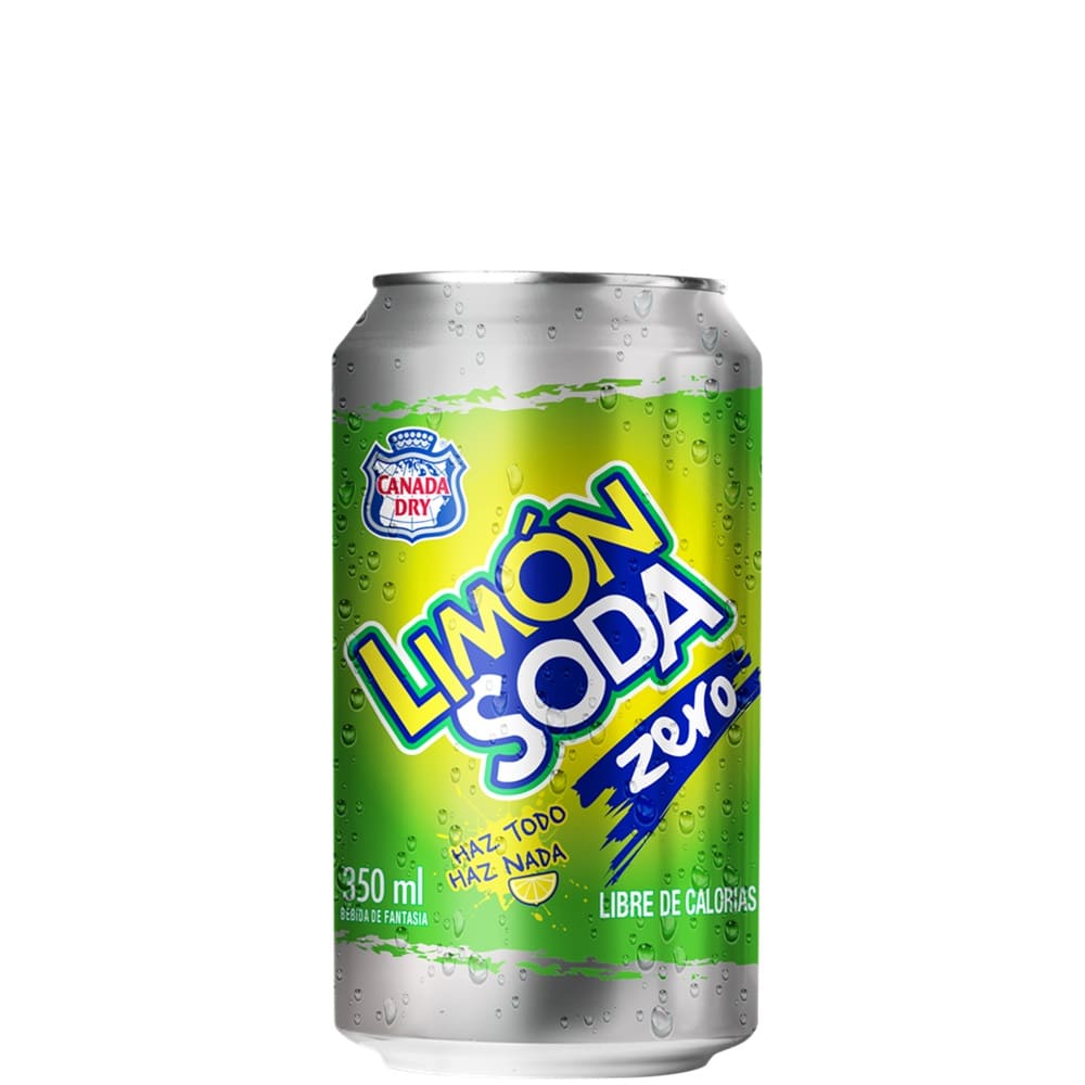 BEBIDA EN LATA LIMON SODA ZERO 350ML 1X6