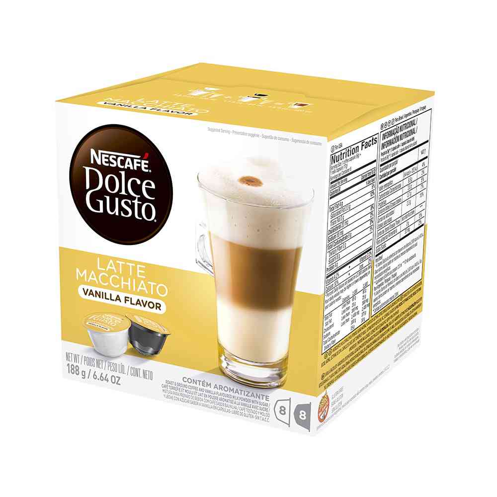 NESCAFE LATTE VAINILLA 1X8
