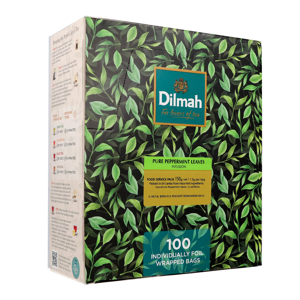 TE DILMAH GOURMET PURE PPERMINT LLAVES (MENTA PURA)  1X100
