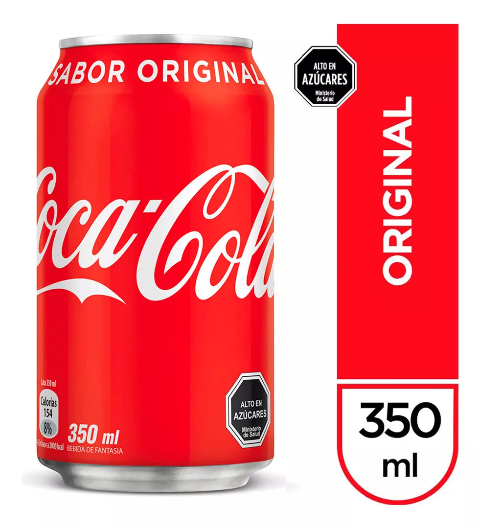 BEBIDA EN LATA COCA COLA 350ML 1X6
