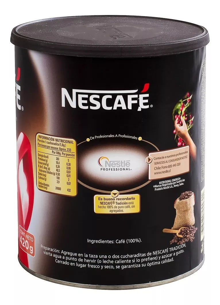 NESCAFE TRADICION TARRO 420G