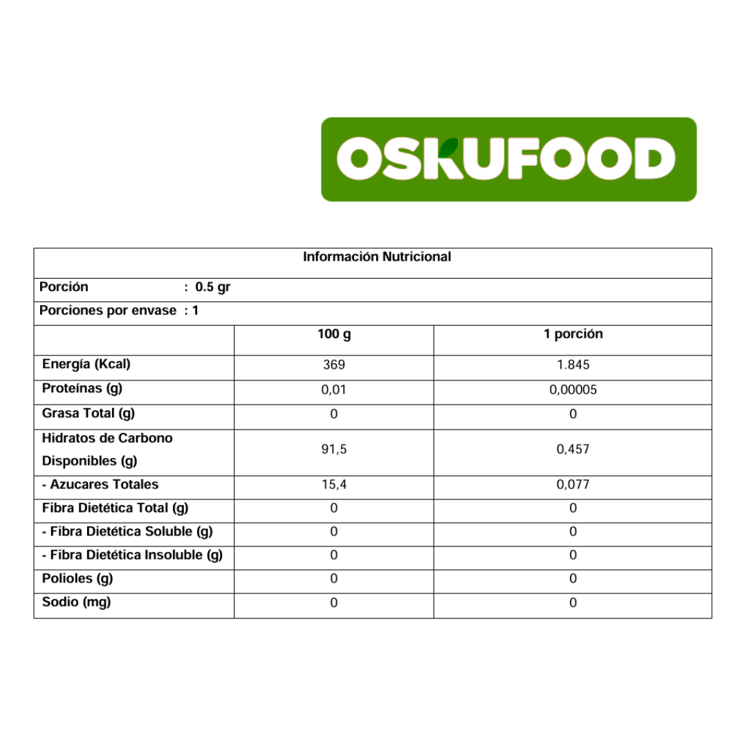 SUCRALOSA SACHET 5 GRS OSKUFOOD - 1X1000