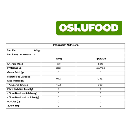 SUCRALOSA SACHET 5 GRS OSKUFOOD - 1X1000