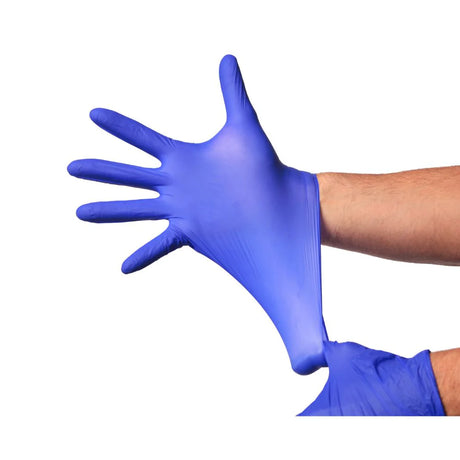 GUANTE NITRILO COBAL TALLA M PROTECT COBALTO 1X100