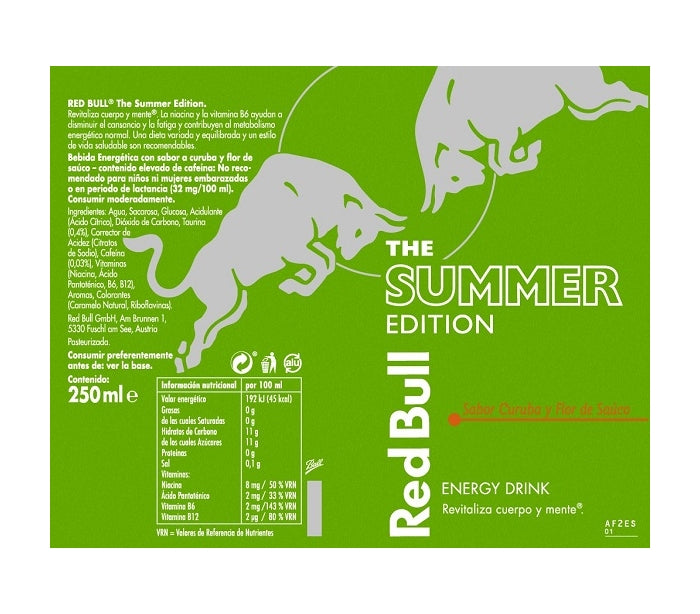 RED BULL SUMMER CUR FLOR SAUCO 250X24