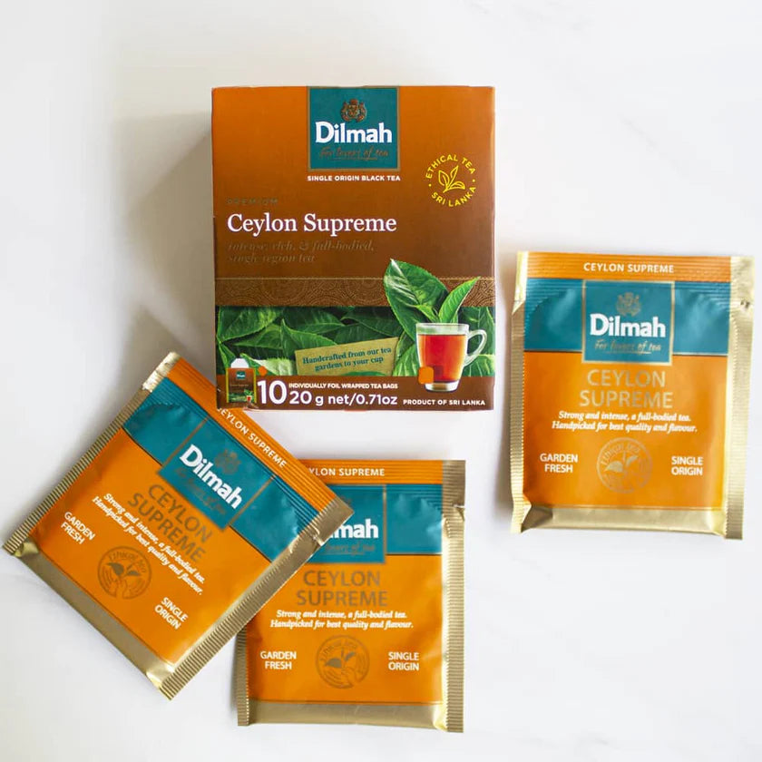 TE NEGRO DILMAH GOURMET CEYLON SUPREME 1X100