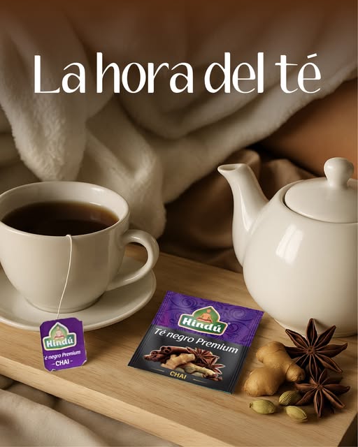 TE NEGRO PREMIUM HINDU CHAI X 10 UNIDADES