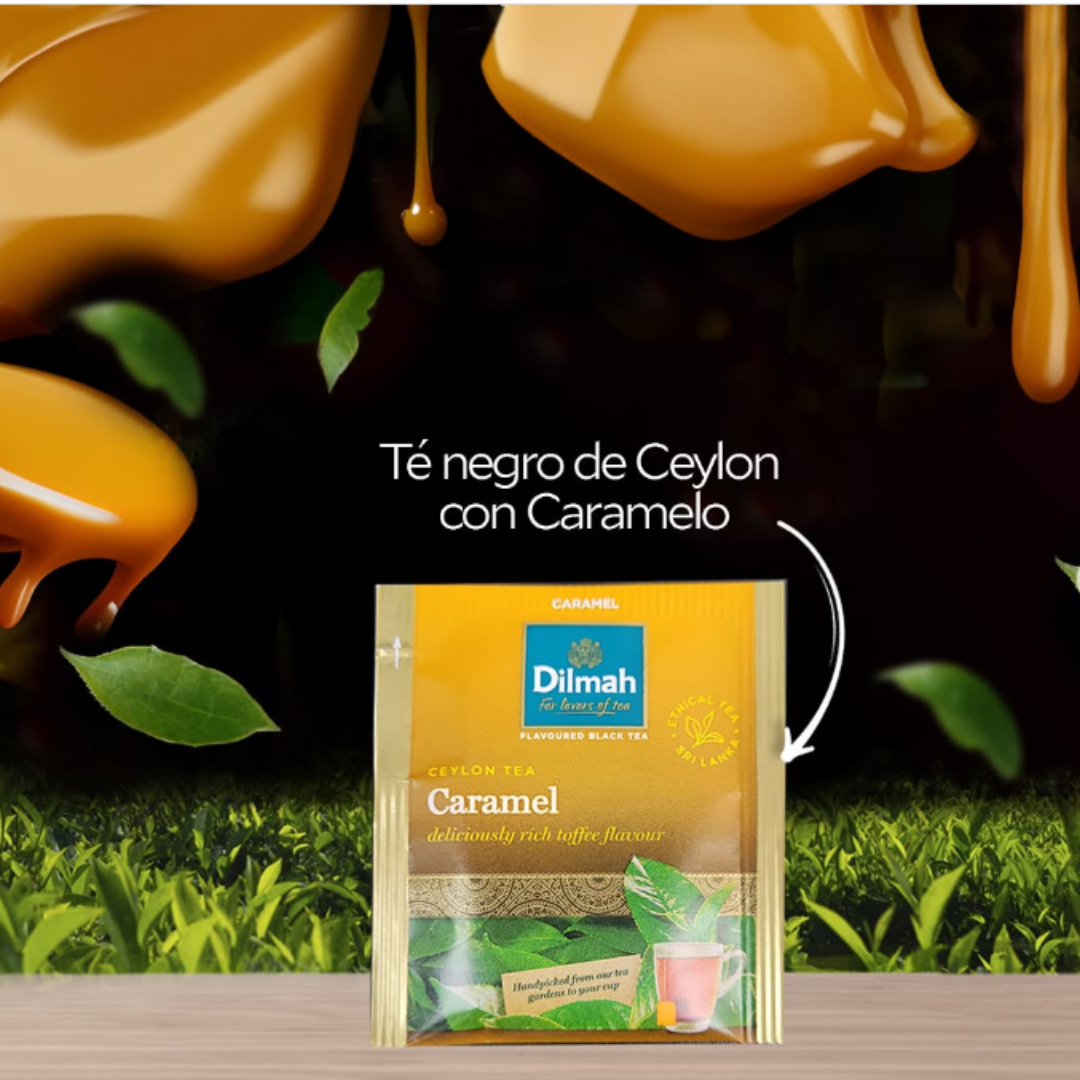 TE VERDE DILMAH CARAMELO 1X25