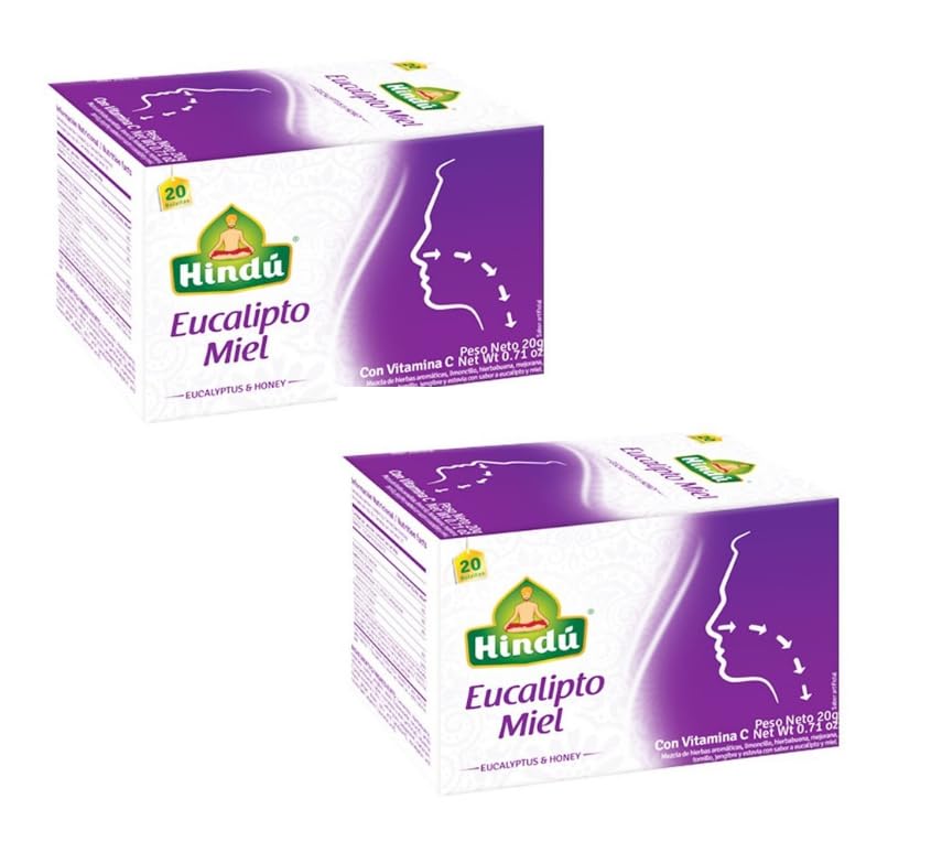 INFUSION HINDU EUCALIPTO MIEL X 20 UNIDADES