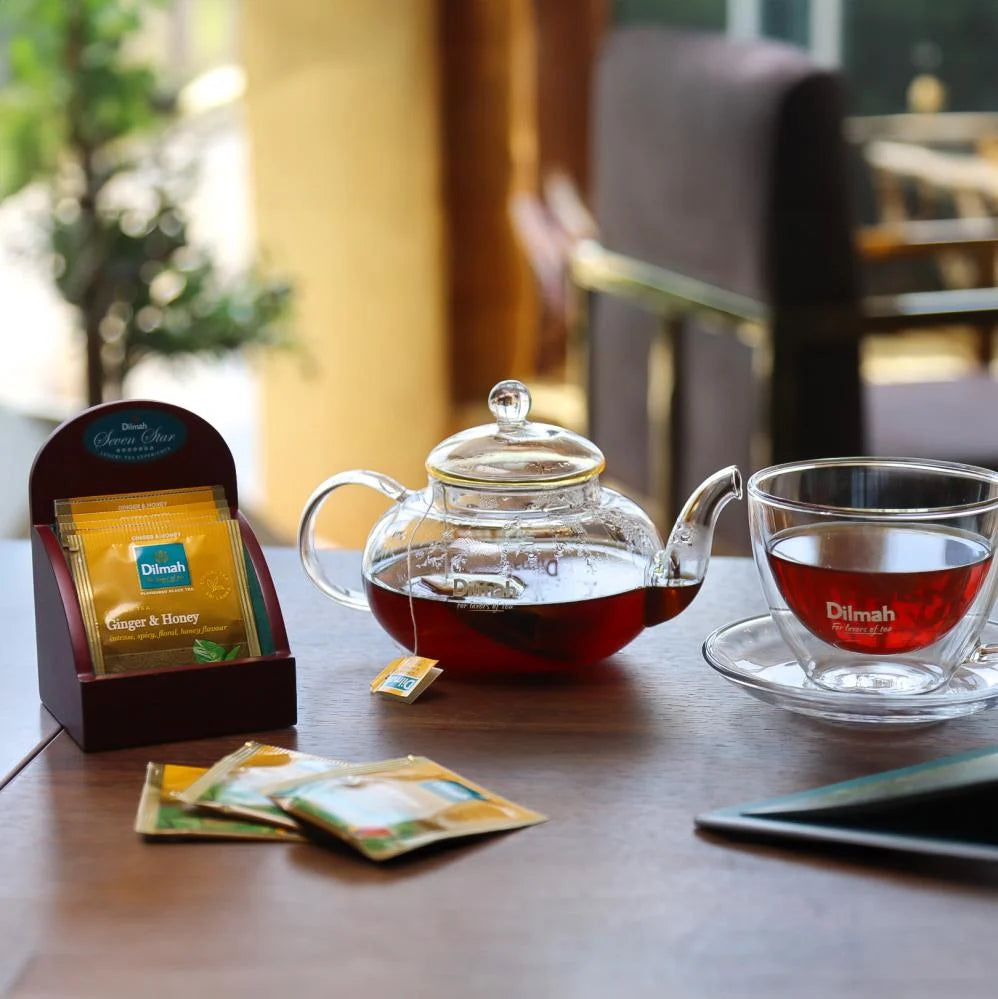 TE NEGRO DILMAH GOURMET JENGIBRE Y MIEL 1X25