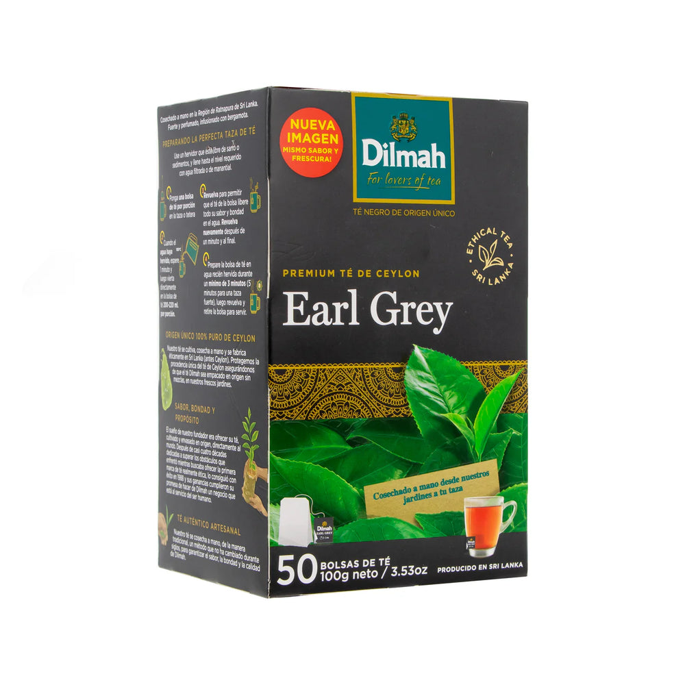 TE EARL GREY 50 UNIDADES DILMAH