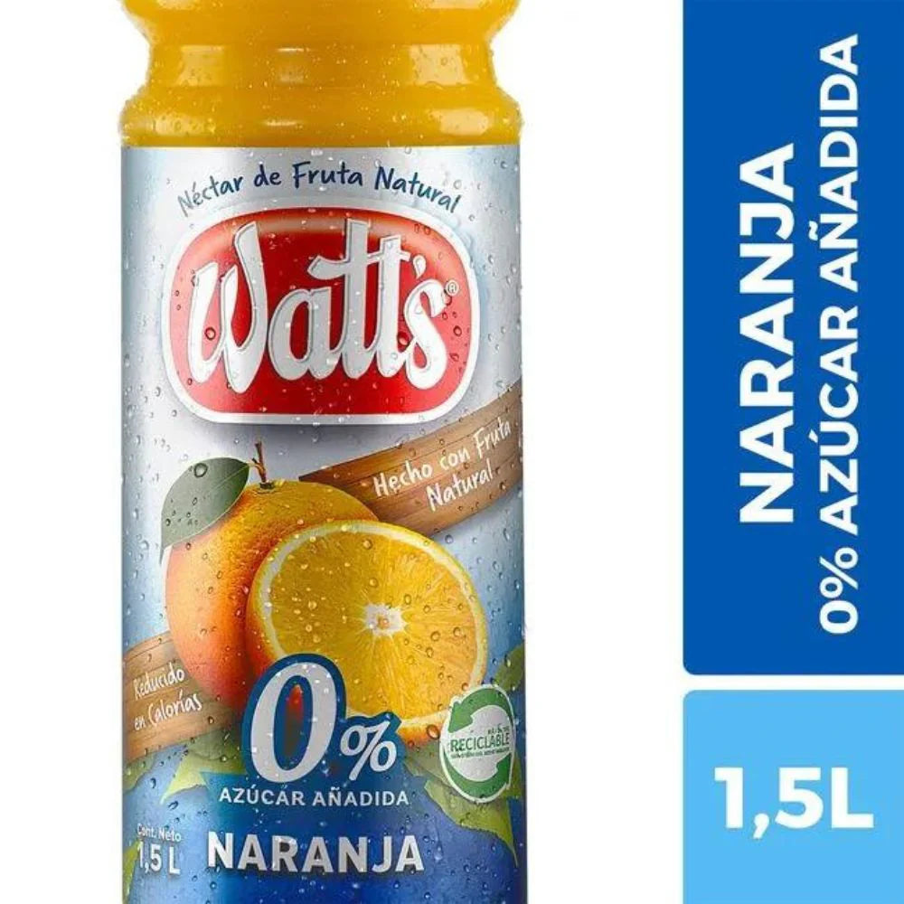 NECTAR NARANJA LIGHT 1.5LT WATTS