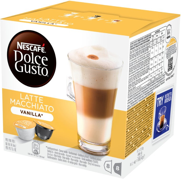 NESCAFE LATTE VAINILLA 1X8