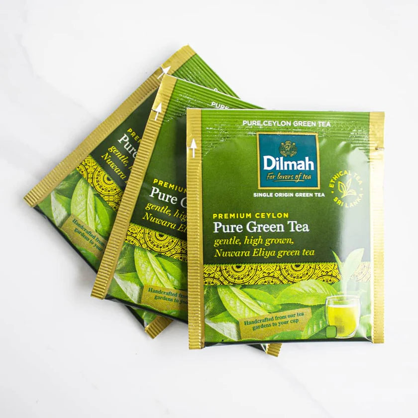 TE VERDE DILMAH GOURMET PURE GREEN TEA 1X25