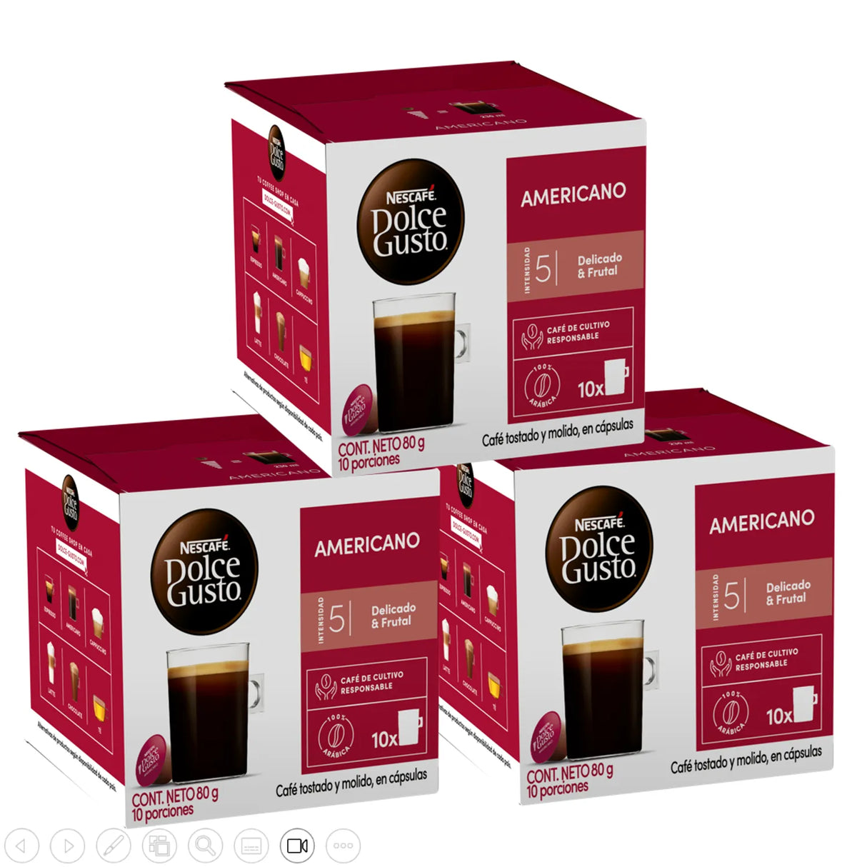 CAFÉ NESCAFÉ DOLCE GUSTO AMERICANO 10 CAPSULAS