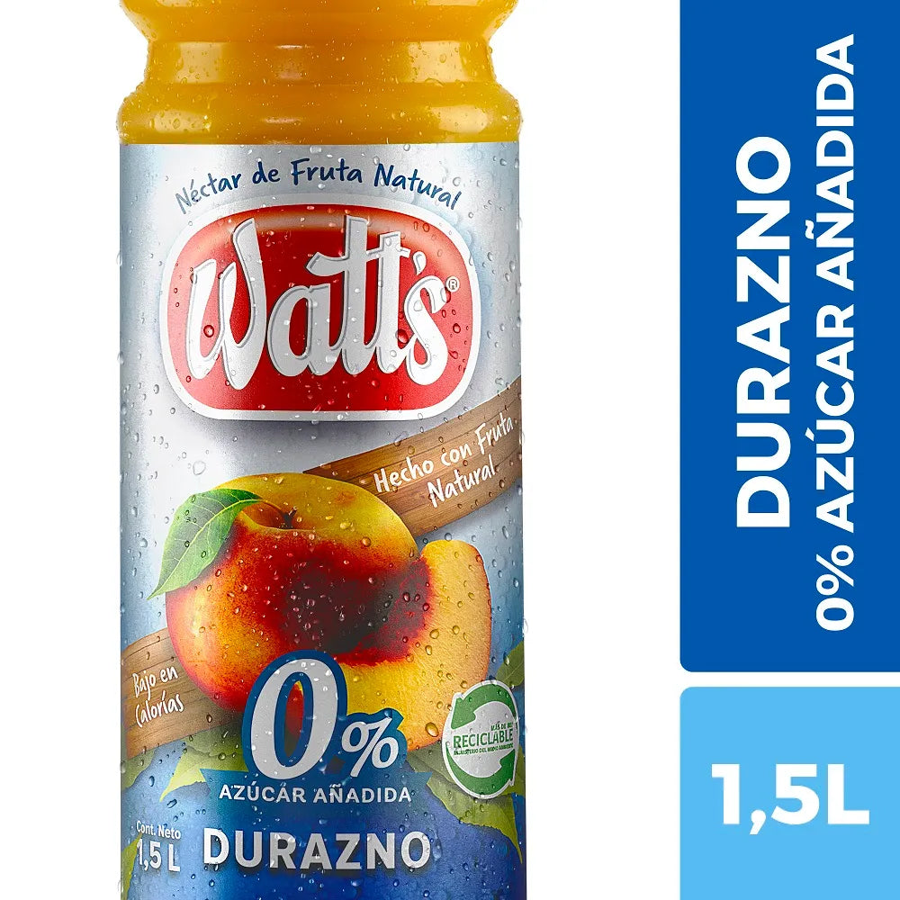 NECTAR DURAZNO LIGHT 1.5LT WATTS
