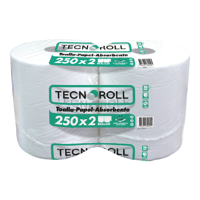 TOALLA TECNOROLL H/S PACK X 2 UN X 250 MTS