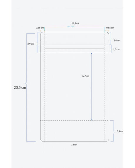 Bolsas Doypack Transparentes 130x205 mm