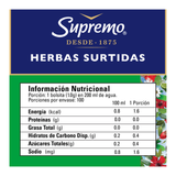 TE SUPREMO HIERBAS SURTIDAS 100 BOLSAS