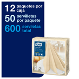 SE70033 TORK PREMIUM SERVILLETA LINSTYLE CREMA 12X50