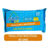 TOALLITAS HUMEDAS MULTIUSO DESINFECTANTE 1X50 PURITY ECO
