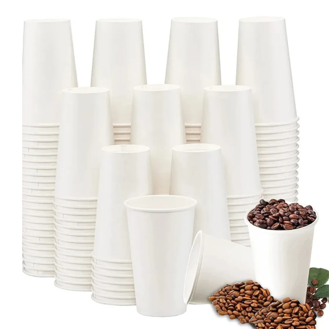 VASO POLIPAPEL BLANCO 16 OZ TIRA DE 50 UNIDADES